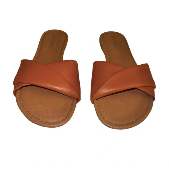 Cognac Leather Sandals - Picture 9 of 14